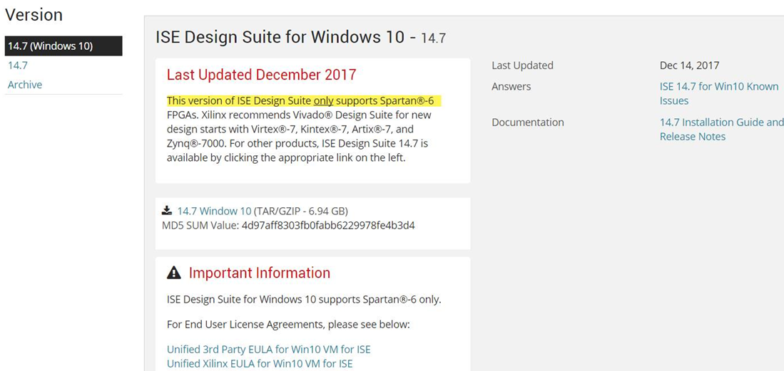 Xilinx software download for windows 10